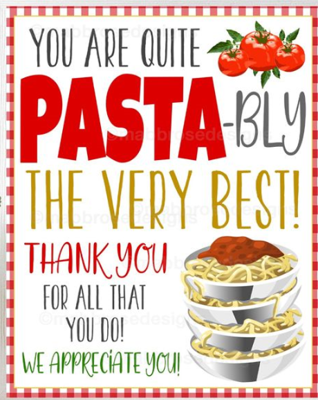 Pasta w/ the Principal